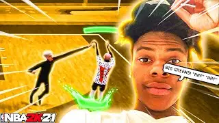 USING ISHOWSPEED'S REAL LIFE JUMPSHOT ON NBA 2K21! NEW BEST CUSTOM JUMPSHOT?!