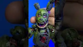 I made SPRINGTRAP from FNaF 3 out of POLYMER CLAY 