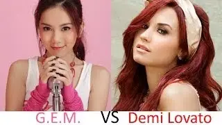 High Notes Battle(高音比較) : Demi Lovato vs G.E.M.(鄧紫棋).~ [A4-F6]