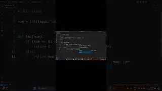 Factorial in Python 
