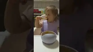 Sunny Fox 1.9 eats on her own.