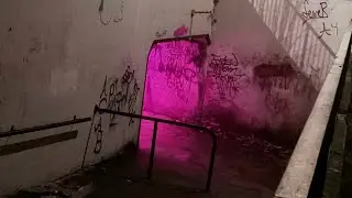 "sidewalks and skeletons - goth" but it's playing in a glowing underpass at 4:36am