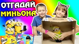 Челлендж Отгадай Миньона из Магнита на ощупь / Акция миньоны от Dirol / Новый Sweet Box
