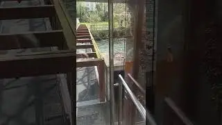 ШВЕЙЦАРИЯ, БАДЕН. ЛИФТ НА НАБЕРЕЖНОЙ.