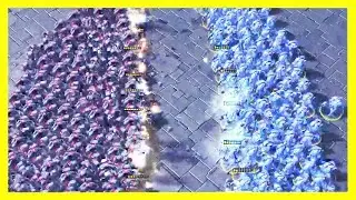 200 VIKINGS (Assault Mode) vs 250 STALKERS! [STARCRAFT 2]