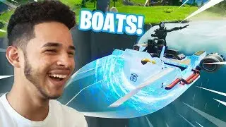 BOATS in fortnite! FORTNITE: BATTLE ROYALE