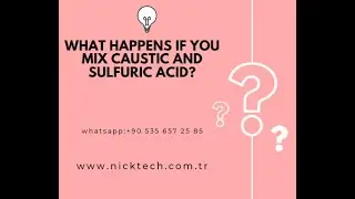 what happens if you mix caustic and sulfuric acid?