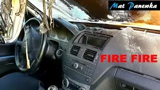 POŻAR MERCEDESA ODKRYŁEM SPRAWCĘ😲