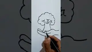 Save Tree drawing 🎄🌴🌳🌲Artz Riteeshh 🌲🌳🌴🎄