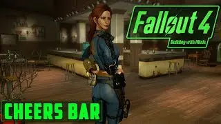 BUILDING WITH MODS - Bar From Cheers! - The Prost Bar Restored - Build And Scrap Ready - Fallout 4!