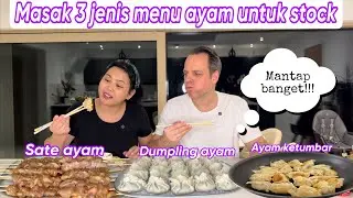 COOK 3 TYPES OF CHICKEN MENUS FOR STOCK || CHICKEN WITH CURB SATE AND DUMPLING