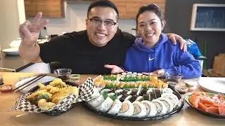 BEST SUSHI TO EAT WHEN WATCHING THE HOCKEY GAME IN Edmonton Alberta Canada