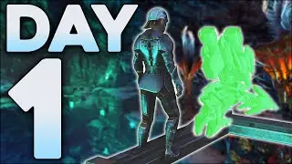 Duo Claiming Lunar Cave Day 1! - ARK PvP