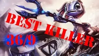 FIZZ BEST KILLER !! 36/9 OP | LoL | GAMEPLAY ESPAÑOL | Con Corleone