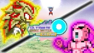 Super Shadow 3 Vs Kid Buu - ULTIMATE GENKI BATTLE SPRITE COLLAB (Speed Sprite Animation) #UGBSSJ3