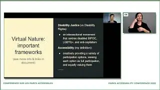 Présentation de Julie Nowak | Jour 3 | Conférence sur les parcs accessibles 2022