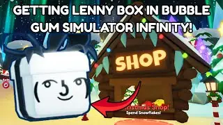 Unlocking the Lenny Box Pet in Bubble Gum Simulator Infinity! 🫧📦😳(Roblox)