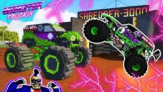 Monster Jam INSANE Crashes, Freestyle and High Speed Jumps #3 | BeamNG Drive | Teardown