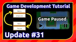 Java Game Development TUTORIAL - Episode #31 - Game Paused!