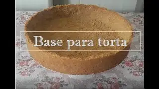 Base para tortas doce fácil.
