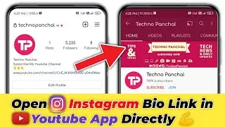How To Open Instagram Bio Links Directly In YouTube App 2021 | Google Firebase Dynamic Link Tutorial