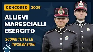 Concorso Allievi Marescialli Esercito 2025
