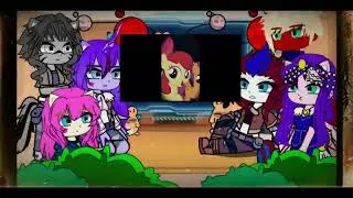 🔥Реакция млп4 и млп5 поколение на комиес{||испорченая дружба||}💀