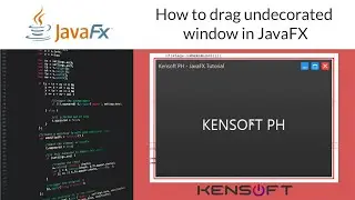 JavaFX Tutorial: How to drag undecorated window in JavaFX application