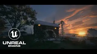 Sunset made in Unreal Engine 5