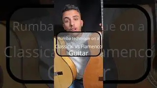 Rumba technique, flamenco vs classical guitar #rumba