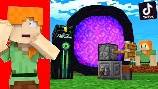 MINECRAFT TIK TOK LIFE HACKS PART 2 | KNR GAMING SHOW ❤️🥵