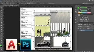 Curso de Photoshop | Photoshop para arquitectos | Sección Arquitectónica