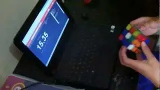 Rubik's cube solved in 10.76 seconds