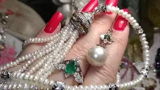 НЕБО В АЛМАЗАХ 👑🌟👑УКРАШЕНИЯ НА ШЕЮ 💖 ЯРКИЕ КАМНИ И ЖЕМЧУГ 👑