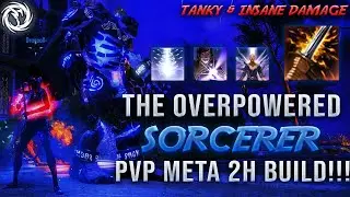 NEW OVERPOWERED Sorcerer Build ⚔ 2H PvP Build⚡TANKY & INSANE DAMAGE BUILD 🧙‍♂️ ESO Gold Road DragooX