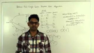 Bellman-Ford Algorithm Single Source Shortest Path Graph Algorithm