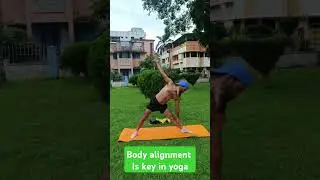 Morning practice! Trikonasan #onsyoga #yogafittness