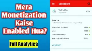 Mera Monetization Enabled Kaise Hua? | Techno Club