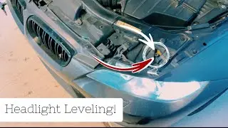 How to Adjust Headlight Level BMW! | E90 E92 328i 335i M3