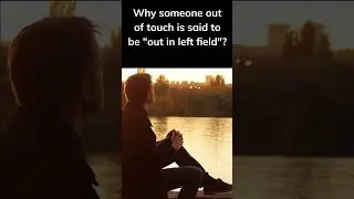 Why is it if someone is out of touch they are "out in left field"?