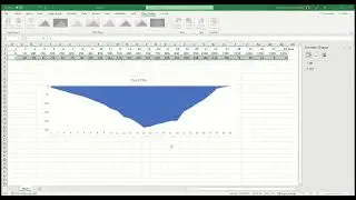 Stream cross section in excel