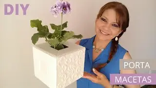 Como realizar Porta Macetas, fáciles y económicos!
