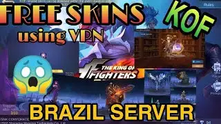 How to get FREE SKINS using VPN?. | Quick tutorial | KOF event BRAZIL !