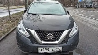 Nissan Murano от каршеринга делимобиль. 3,5л 249лс. 21₽ минута.