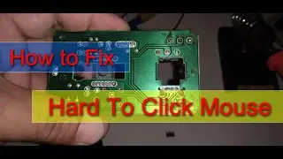 How to fix hard to click mouse
