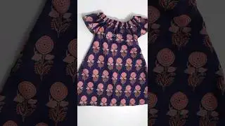Easy Elastic Frock #diysewingtips  #babyfrock #shorts