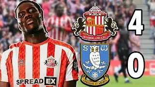 SUNDERLAND 4-0 SHEFFIELD WEDNESDAY MATCH REVIEW