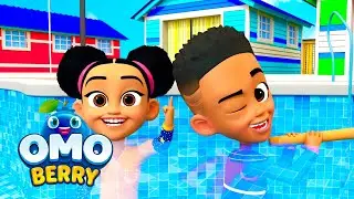 Pool Safety Song for Kids | Fun at the Pool! | Water Safety + Anti-Drowning Skills | OmoBerry