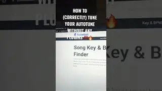 HOW TO TUNE YOUR AUTOTUNE FOR FREE (1/2)