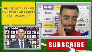 Bruno Fernandes Post Match Interview | Man Utd 1-0 Wolves | 2023